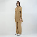 Herno W Jacket W Ripstop Shirt Jacket, Verde Militare