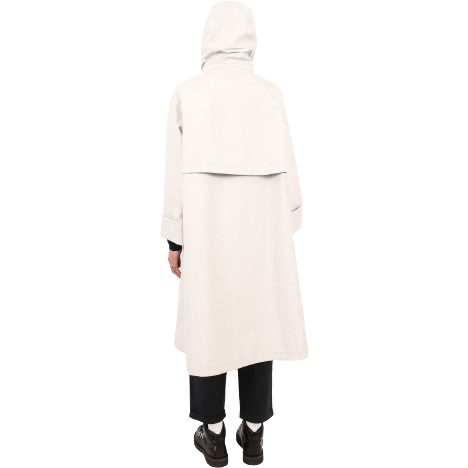 Maxi Rain Coat Ivory Westerlind