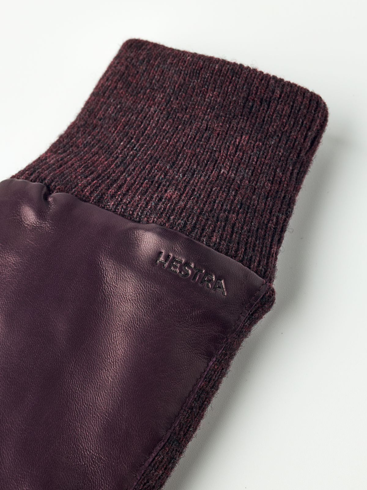 Hestra W Gloves Jeanne - Dark Plum