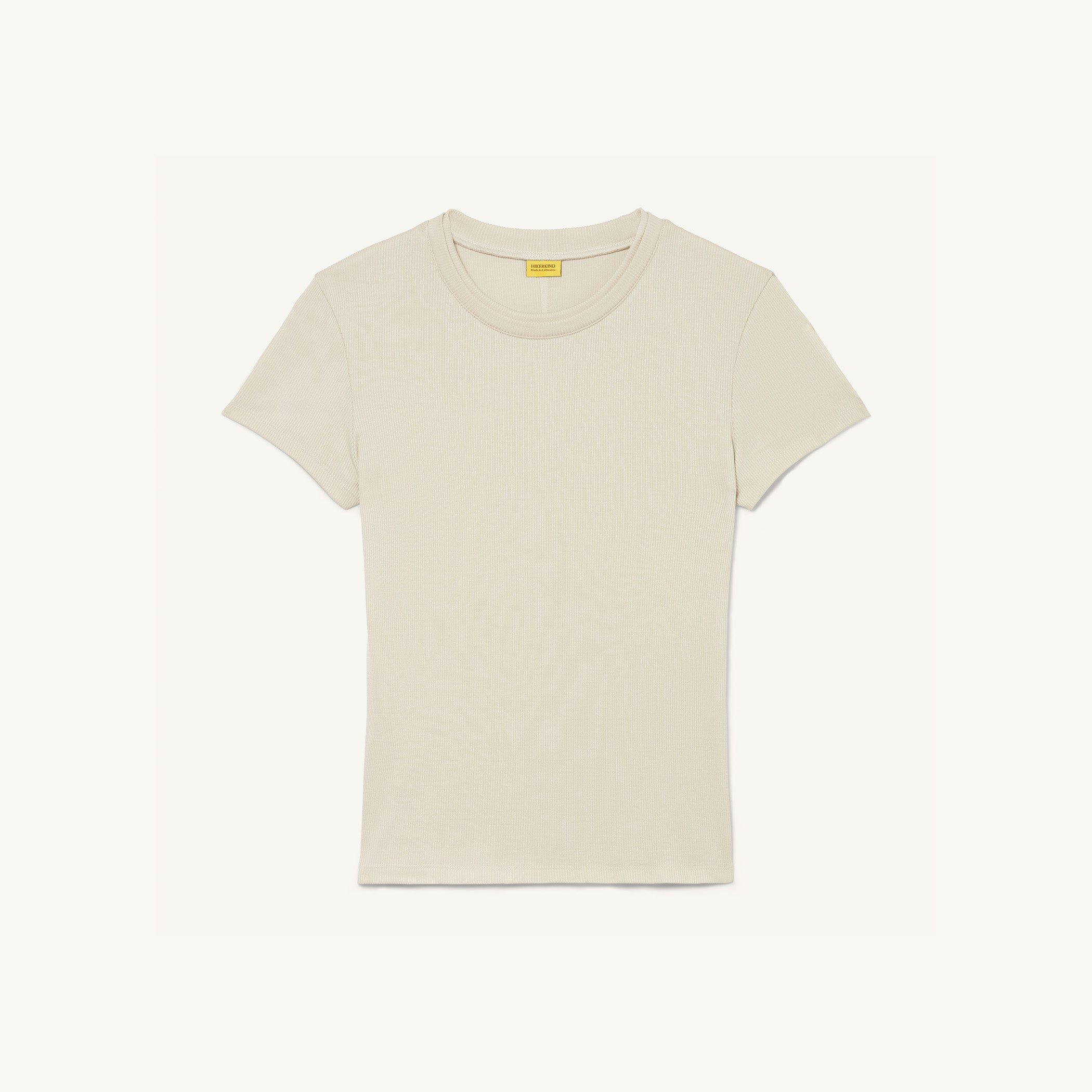 Hikerkind Shortsleeve Ribbed Merino Tee - Betula