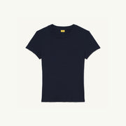Hikerkind Shortsleeve Ribbed Merino Tee - Woad