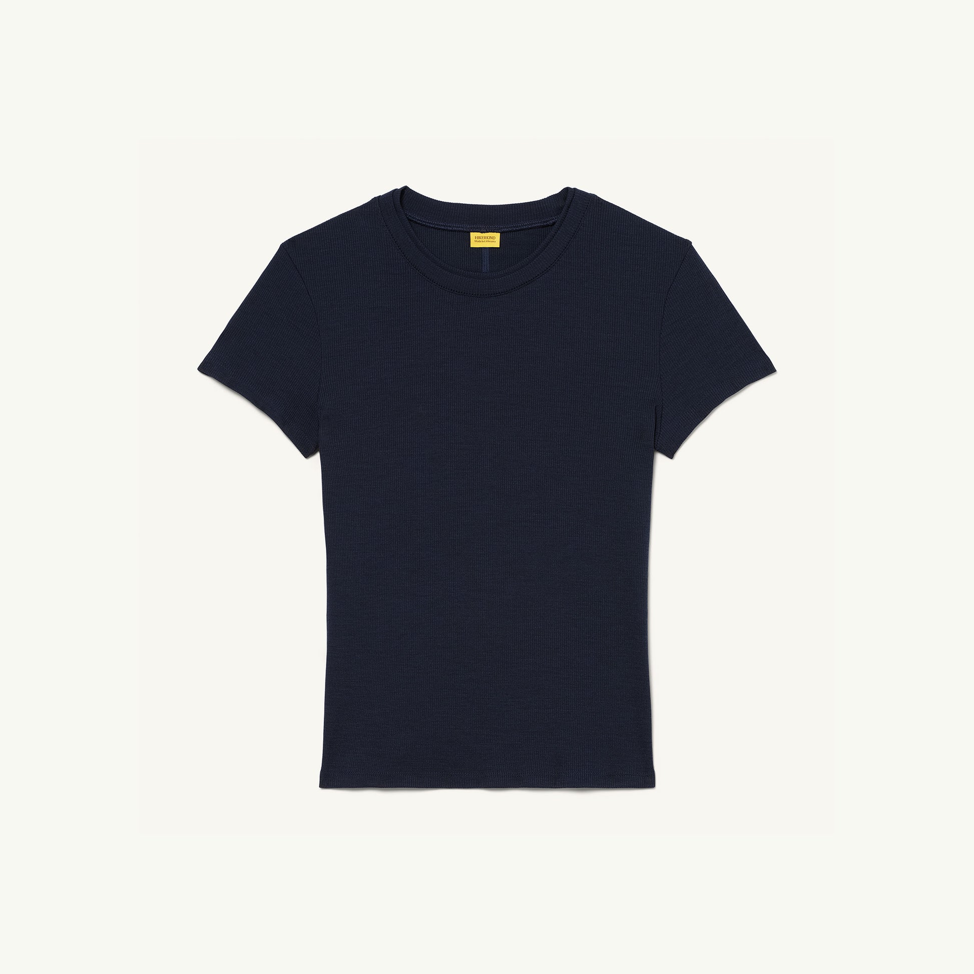 Hikerkind Shortsleeve Ribbed Merino Tee - Woad
