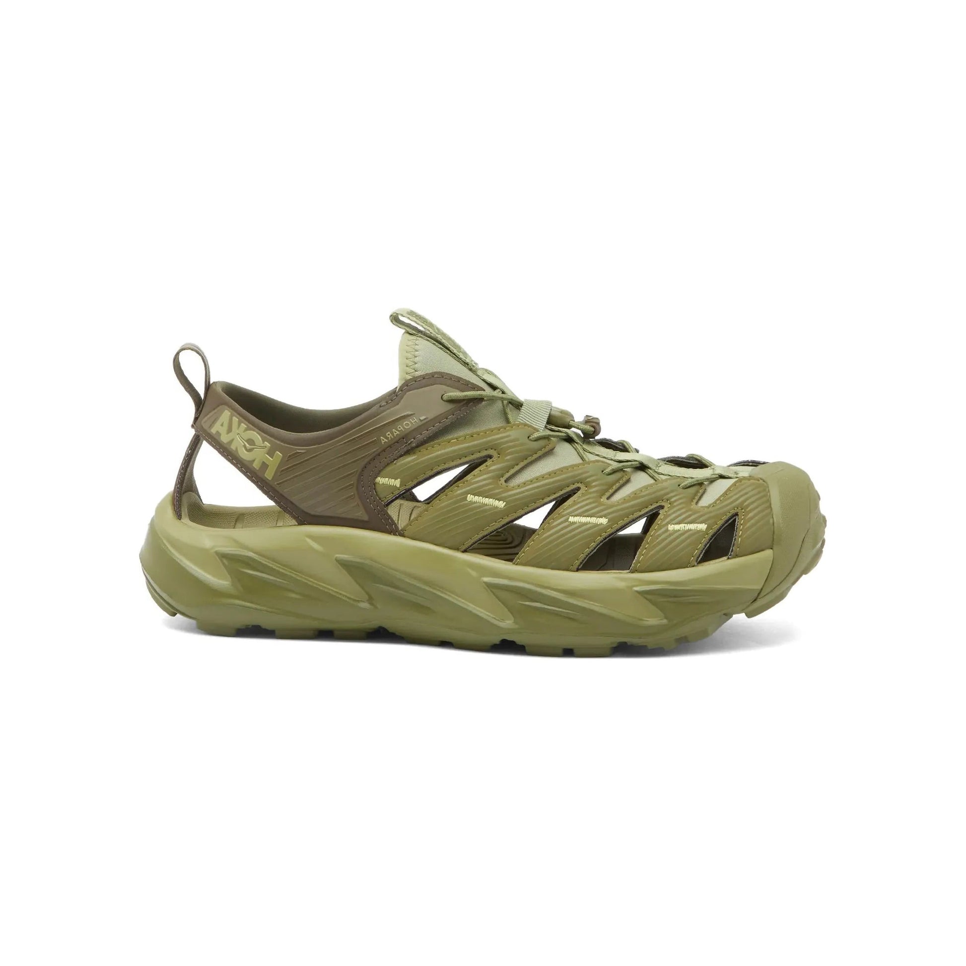 Hoka U Clogs U Hopara, Forest Floor/Fennel