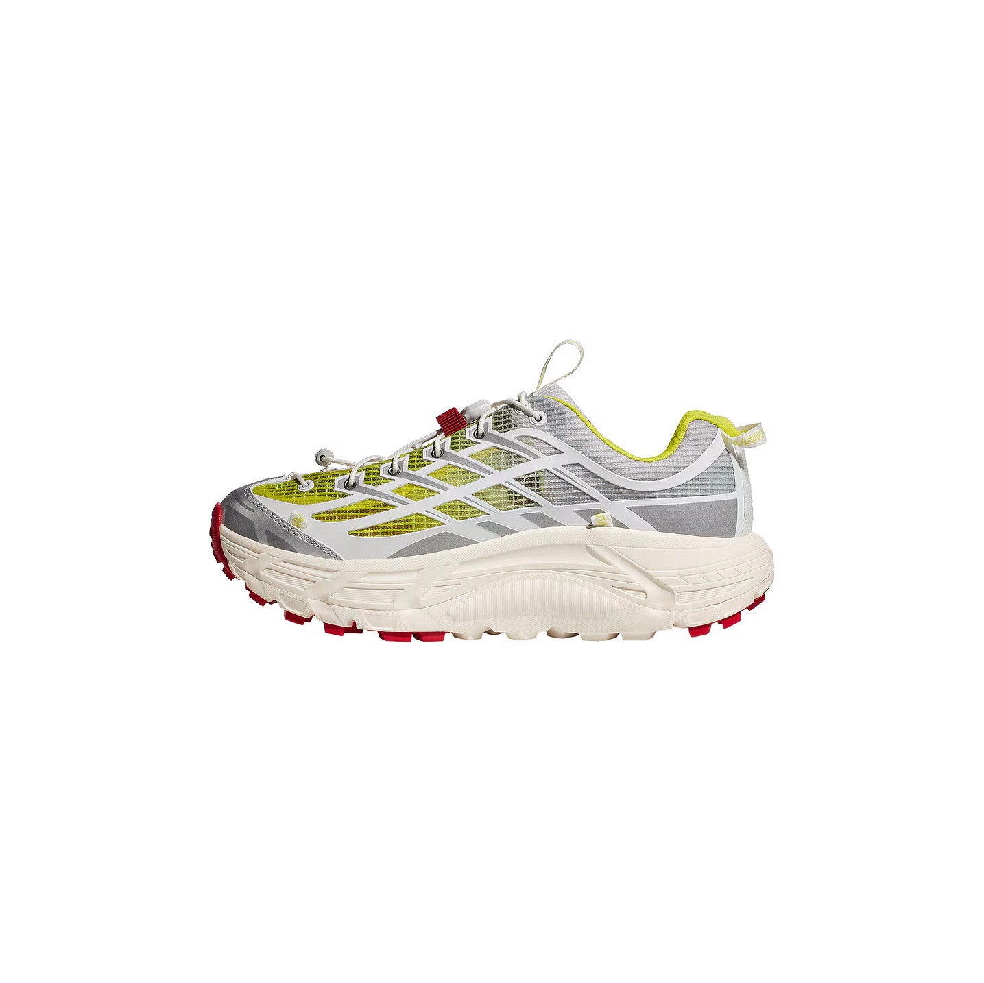 Hoka U Hiking Boots Mafate THREE2 Nicole McLaughlin, White/Neon Yellow
