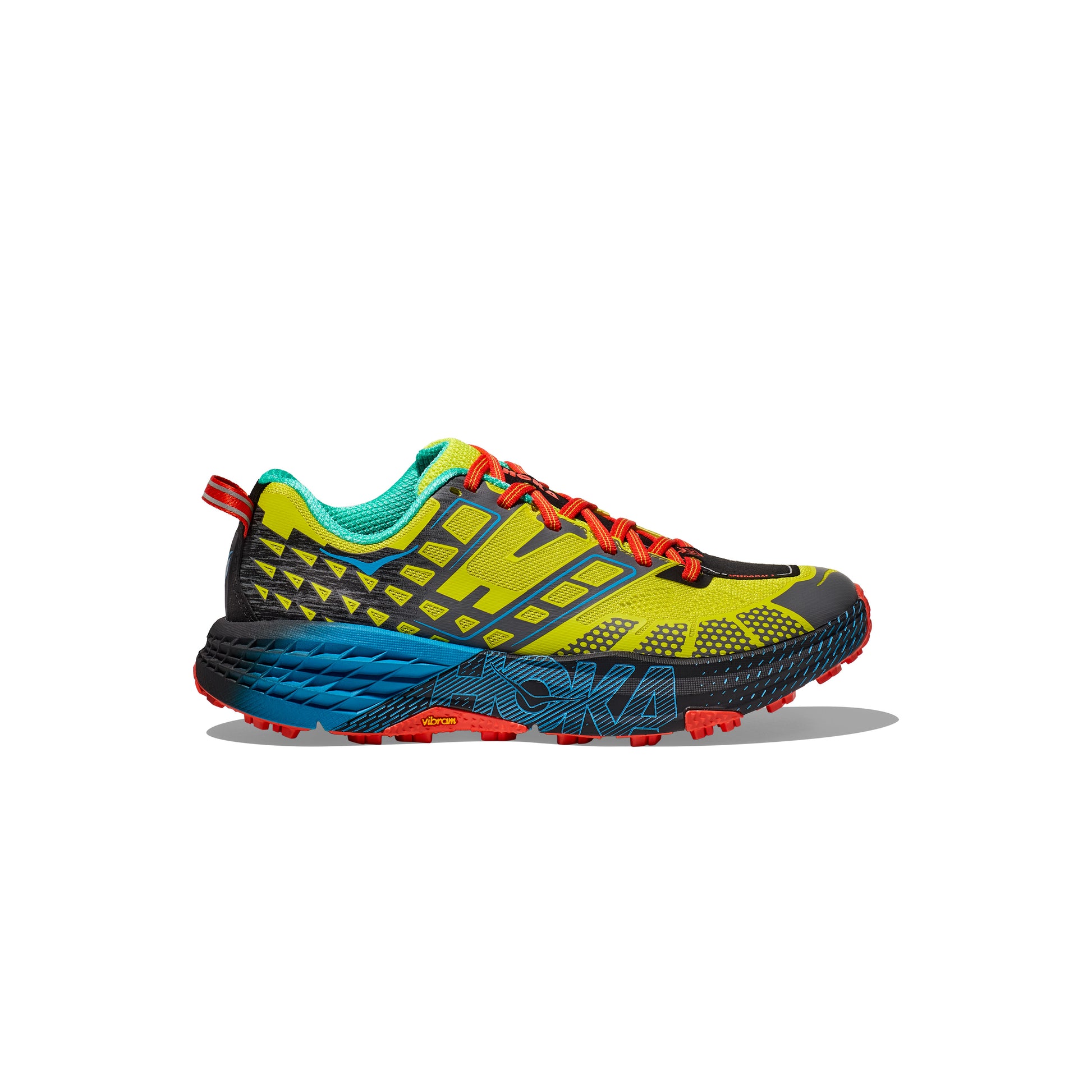 Hoka U Hiking Shoes Hoka Citrus/Hoka Blue / 9/10 U Speedgoat 2