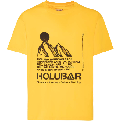 Holubar T-Shirts T-Shirt Mountain Race, Yellow