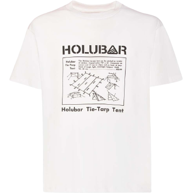 Holubar T-Shirts T-Shirt Tie Tarp Tent, White