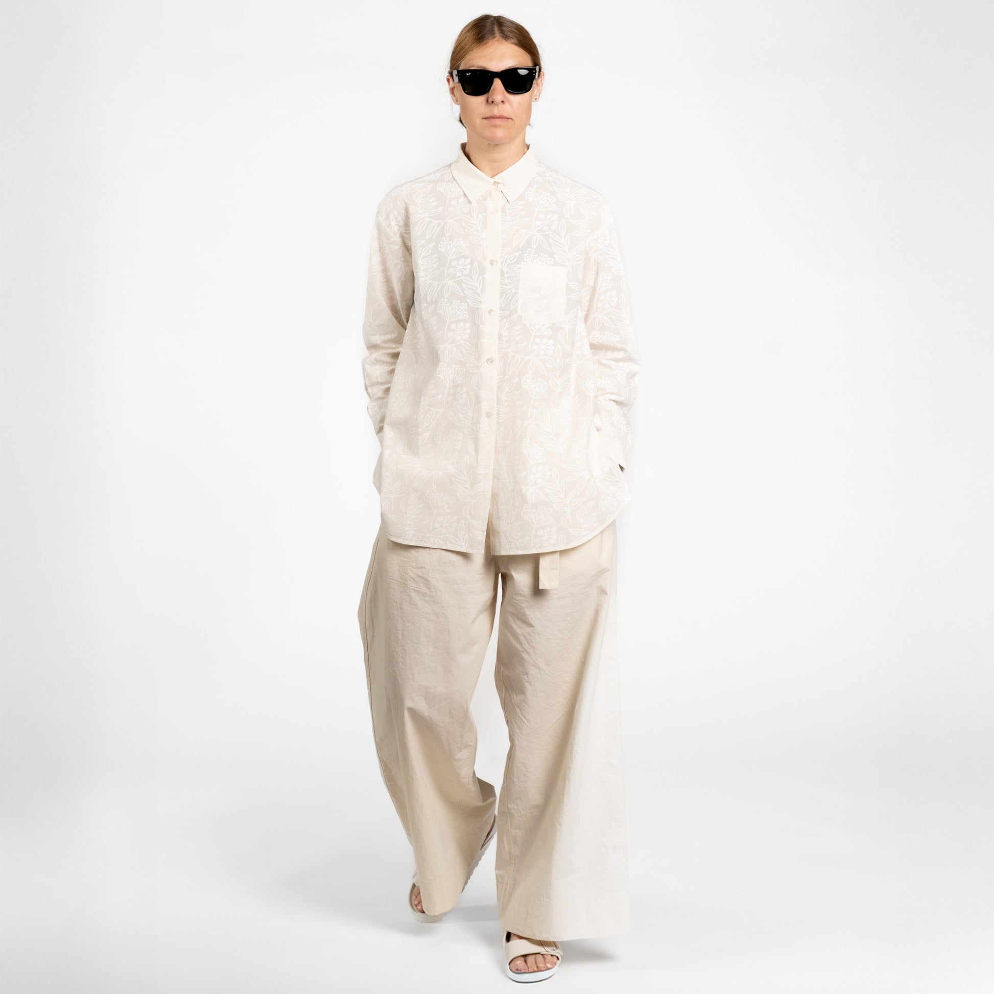 Jan Machenhauer M Shirt Chris Shirt, Negative Floral