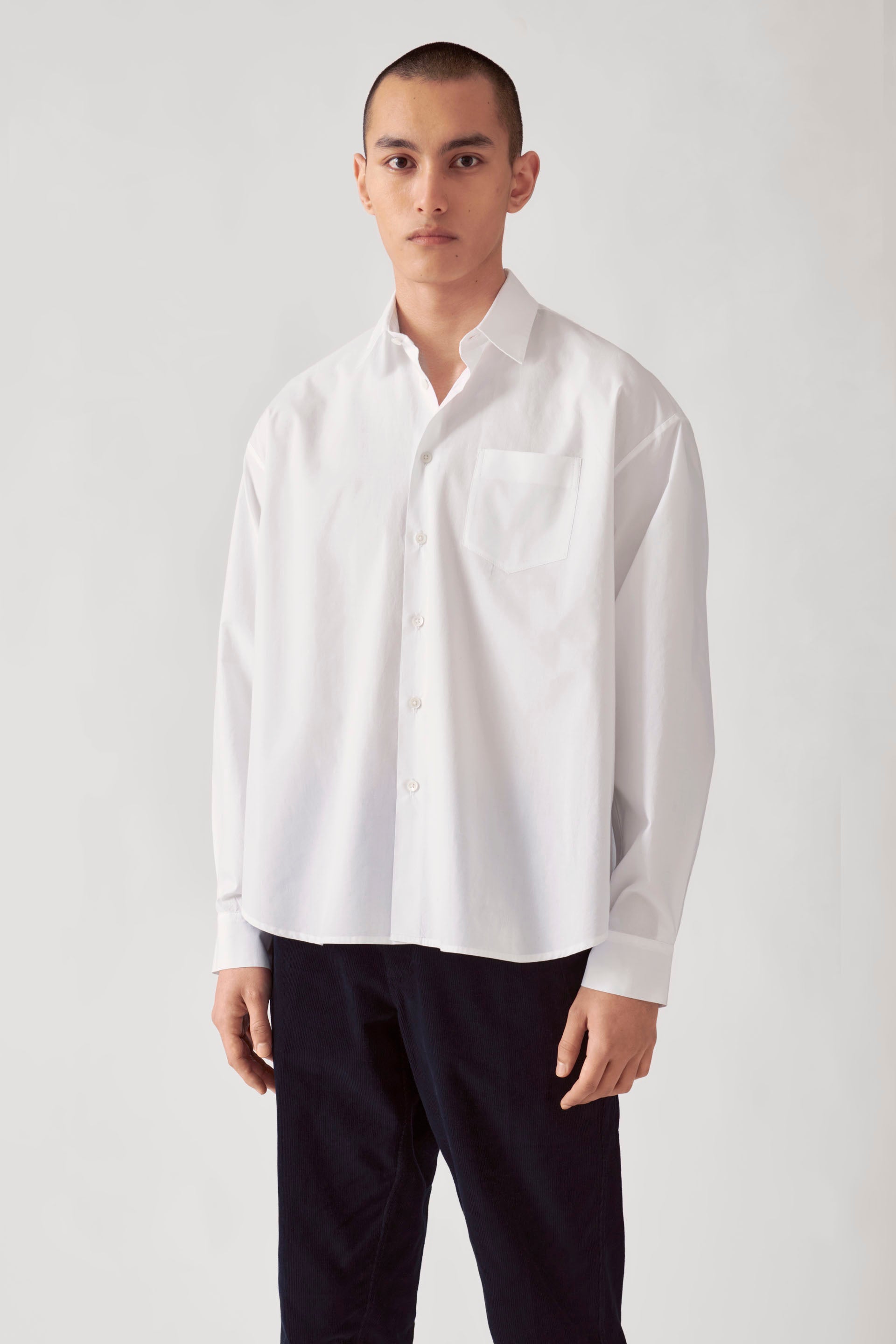 Jan Machenhauer Shirts Christopher Classic Poplin Shirt - White