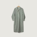 Jan Machenhauer W Dress Paloma Dress, Block Print Green Stripe