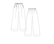 Jan Machenhauer W Pant Rachel Pants - Classic Denim