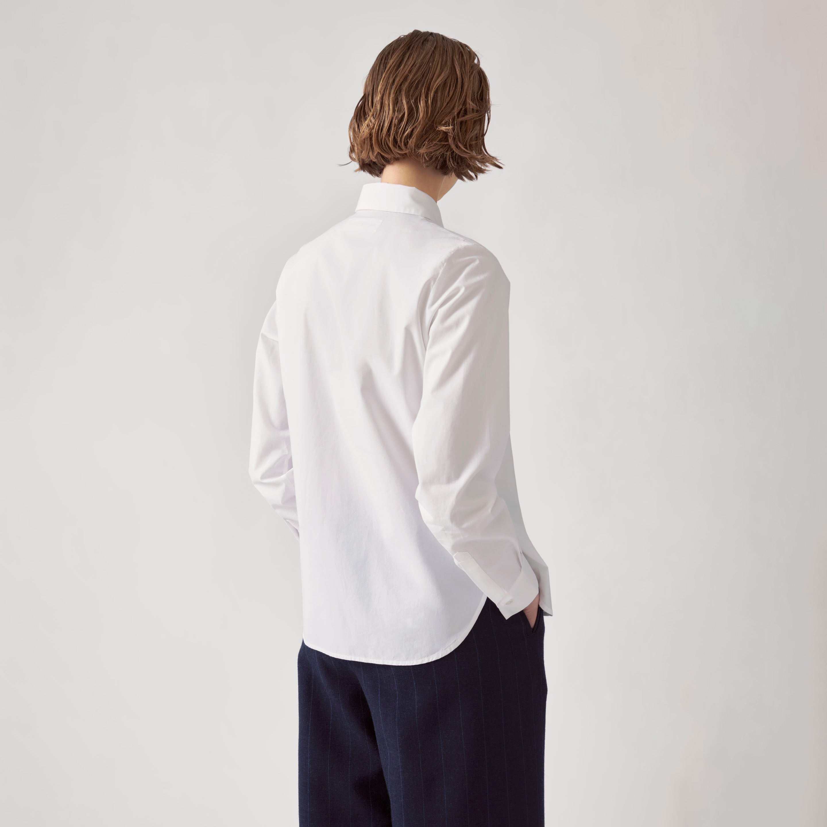 Jan Machenhauer W Shirt Comi Shirt, Poplin White