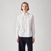 Jan Machenhauer W Shirt Comi Shirt, Poplin White