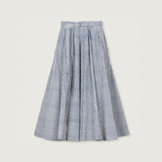 Jan Machenhauer W Skirt Schrol Skirt, Block Print Navy Stripe