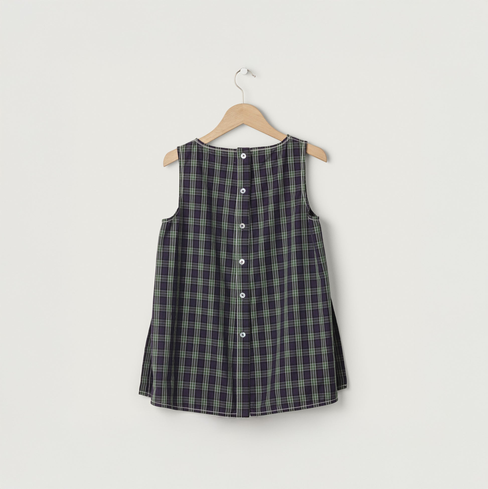 Jan Machenhauer W Tank-Tops Louise Tank, Purple Check