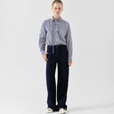 Jan Machenhauer W Top Galla Shirt, Block Print Navy Stripe