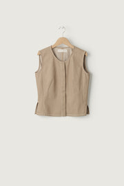 Jan Machenhauer W Vest Venice Vest - Denim