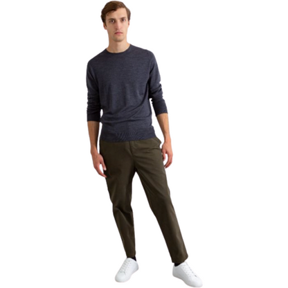 John Smedley M Sweaters Marcus Crew Pullover, Light Camel