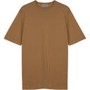 John Smedley U T-Shirts Lorca T Shirt, Beige