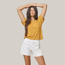 Jungmaven U Shorts Venice Shorts, Washed White