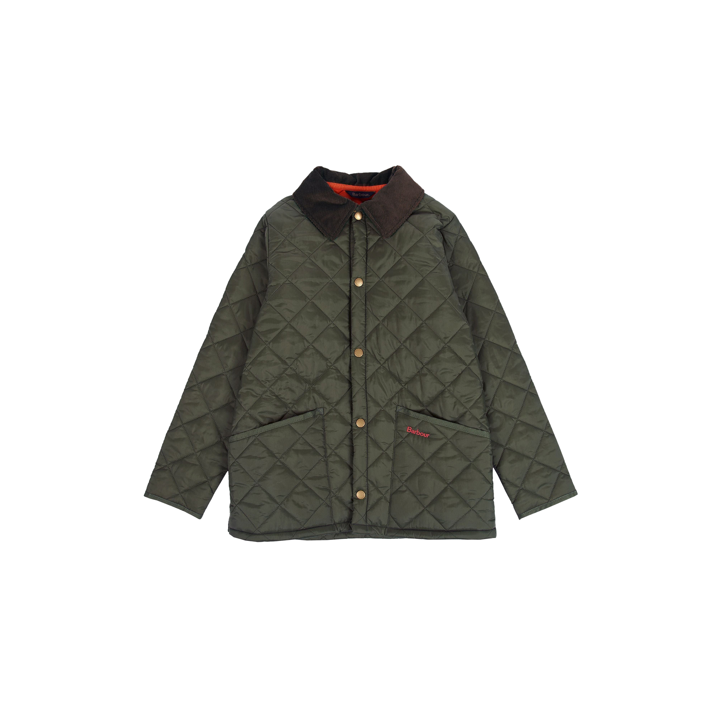 Kids Liddesdale Quilted Jacket Dark Olive S