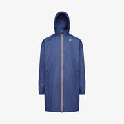 K-Way U Rain Jacket Le Vrai 3.0 Eiffel, Blue Indigo