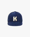 Kappy Hats Blue / O/S Corduroy Logo Cap - Blue