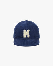 Kappy Hats Blue / O/S Corduroy Logo Cap - Blue