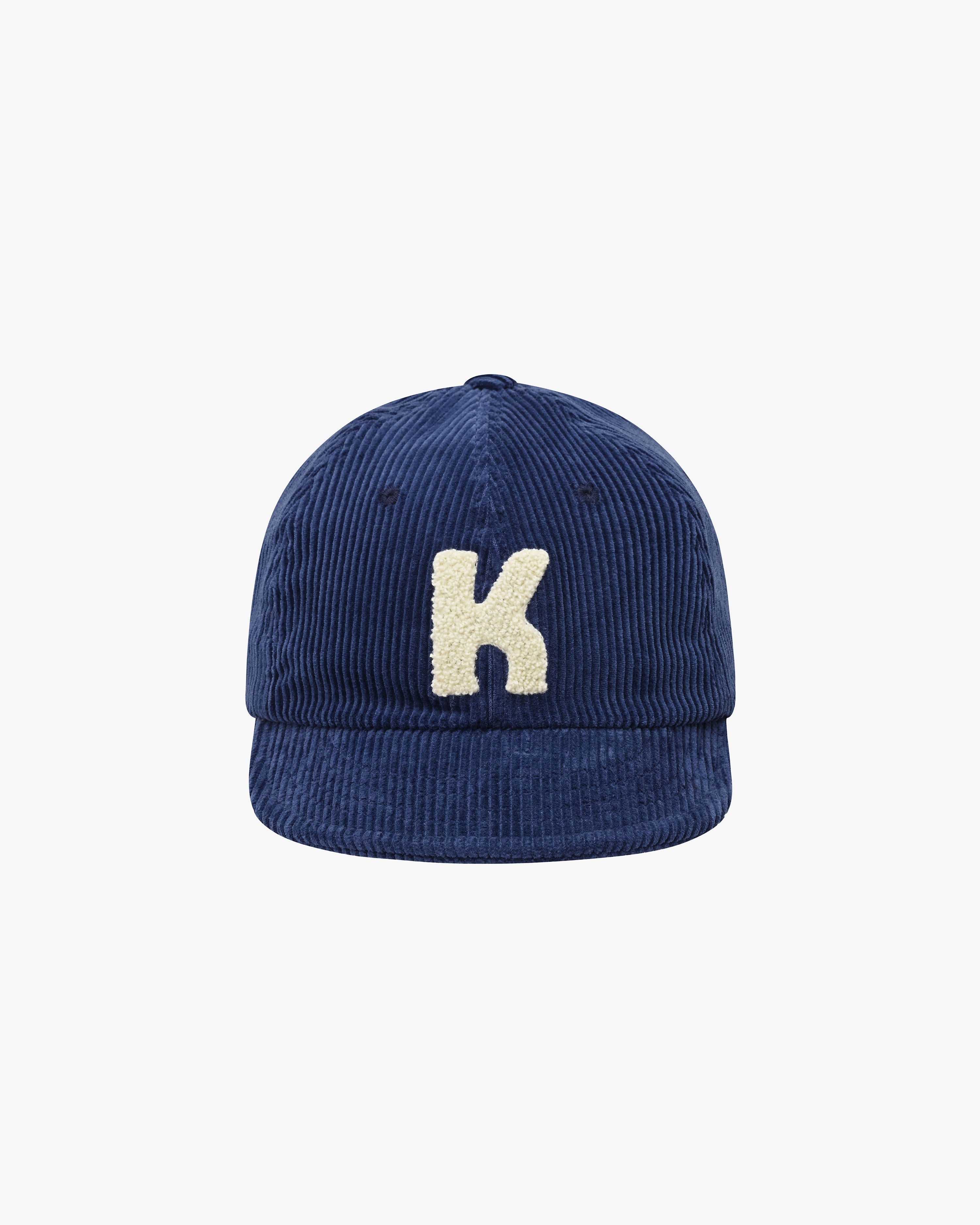 Kappy Hats Blue / O/S Corduroy Logo Cap - Blue