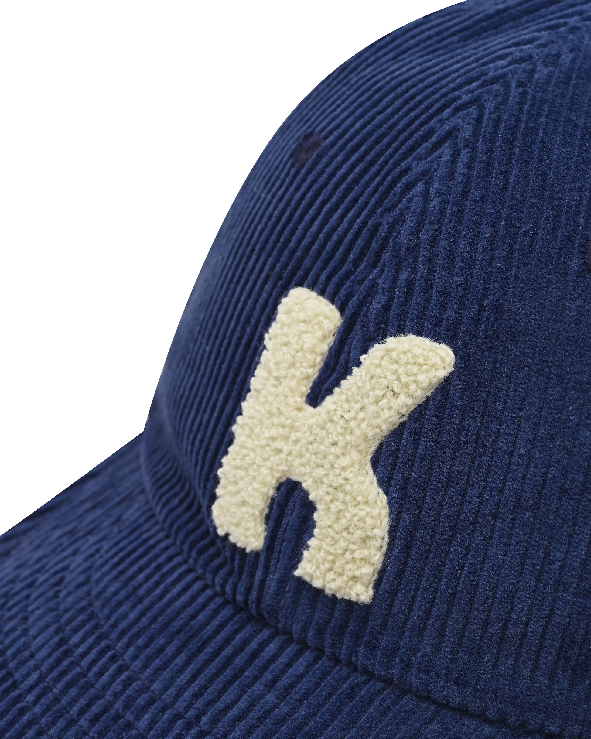 Kappy Hats Blue / O/S Corduroy Logo Cap - Blue
