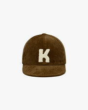 Kappy Hats Brown / O/S Corduroy Logo Cap - Brown