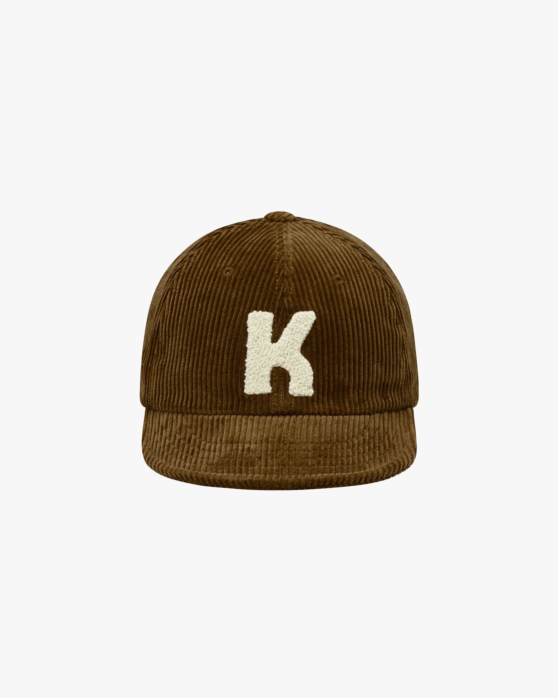 Kappy Hats Brown / O/S Corduroy Logo Cap - Brown