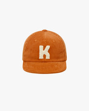 Kappy Hats Orange / O/S Corduroy Logo Cap - Orange