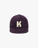 Kappy Hats Purple / O/S Corduroy Logo Cap - Purple