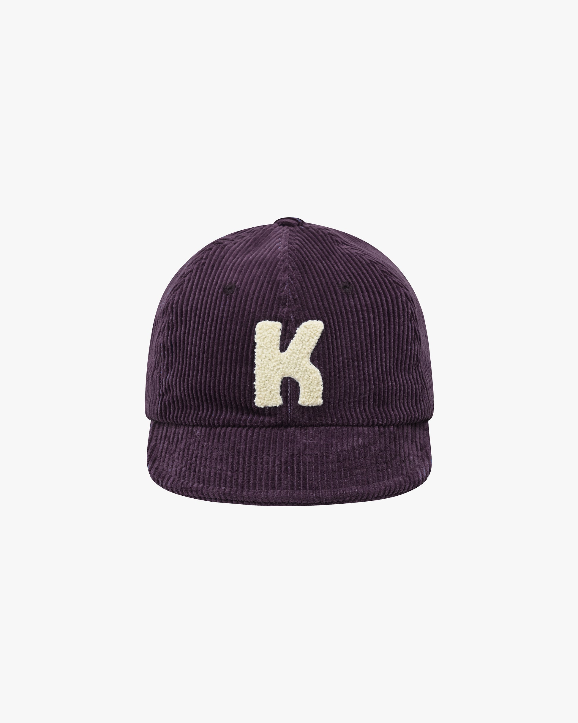 Kappy Hats Purple / O/S Corduroy Logo Cap - Purple