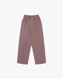 Kappy Pants Light Pink / O/S One Tuck Wide Fatigue Pants - Light Pink