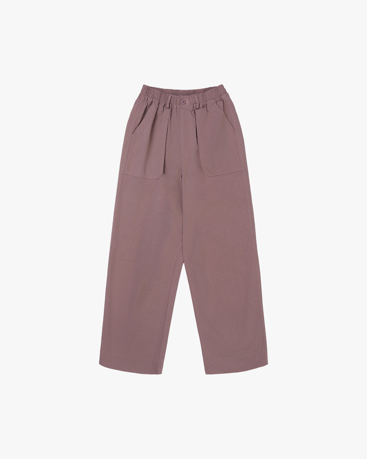 Kappy Pants Light Pink / O/S One Tuck Wide Fatigue Pants - Light Pink
