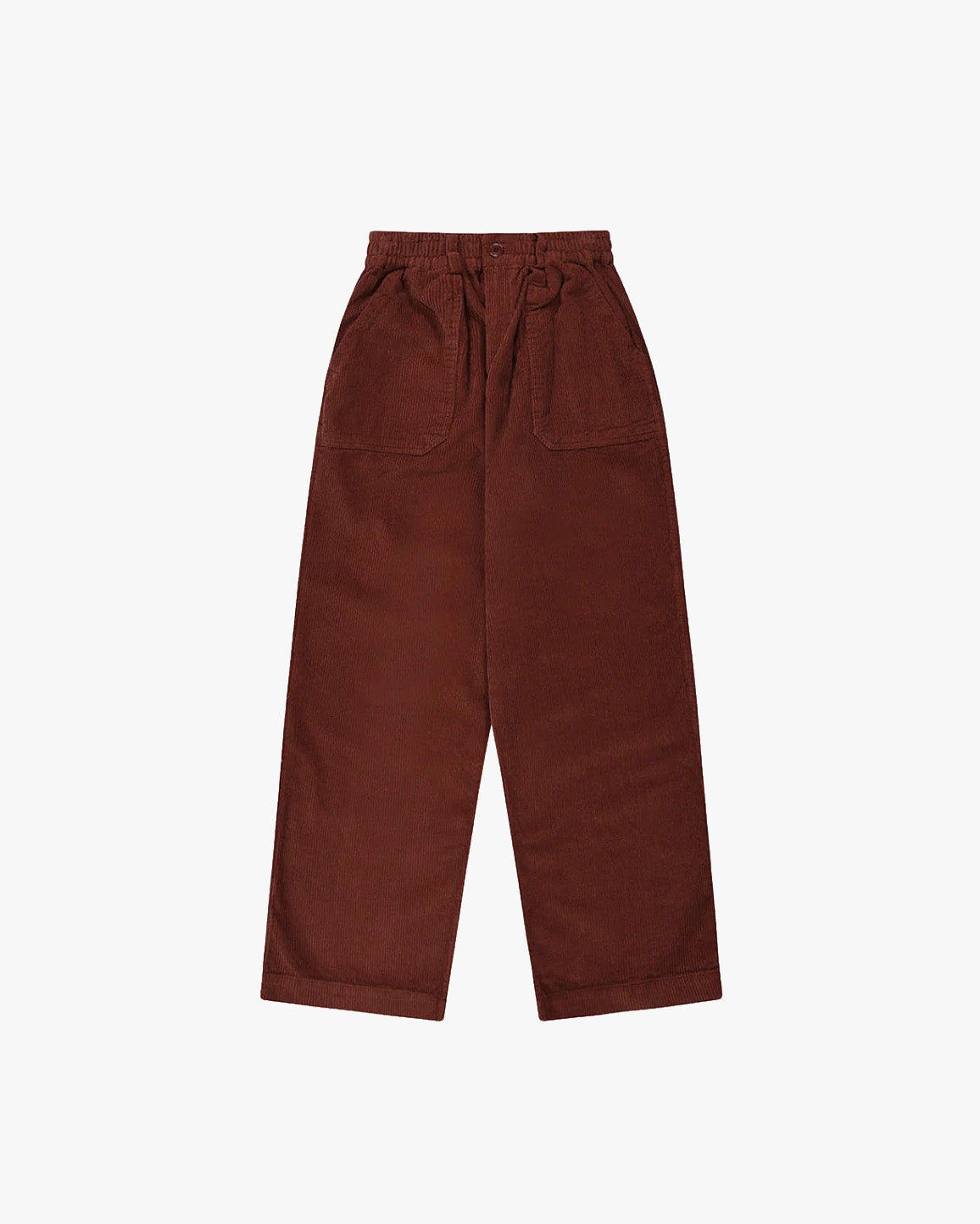 Kappy Pants Vintage Red / O/S One Tuck Fatigue Corduroy Pants - Vintage Red