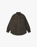 Kappy Shirt Brown / O/S Pigment Corduroy Shirt - Brown
