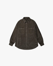 Kappy Shirt Brown / O/S Pigment Corduroy Shirt - Brown