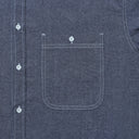 Kappy U LS Button Down Shirt 2 Pocket Denim Shirt