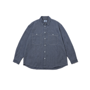 Kappy U LS Button Down Shirt 2 Pocket Denim Shirt