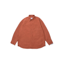 Kappy U LS Button Down Shirt Brick Relaxed Cotton Shirt