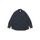Kappy U LS Button Down Shirt Navy Relaxed Cotton Shirt