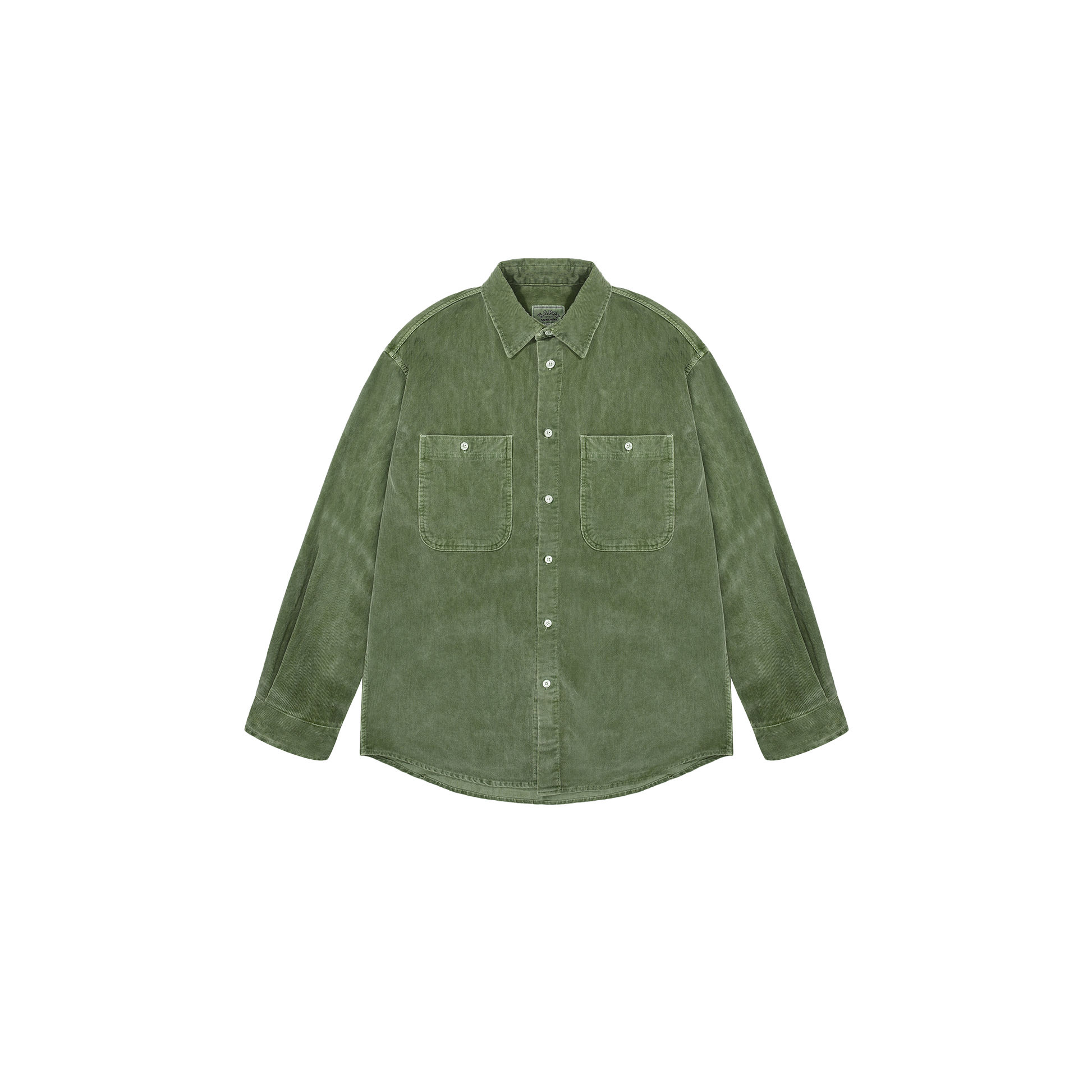 Kappy U LS Button Down Shirt Pigment Corduroy Shirt