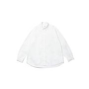 Kappy U LS Button Down Shirt White Relaxed Cotton Shirt