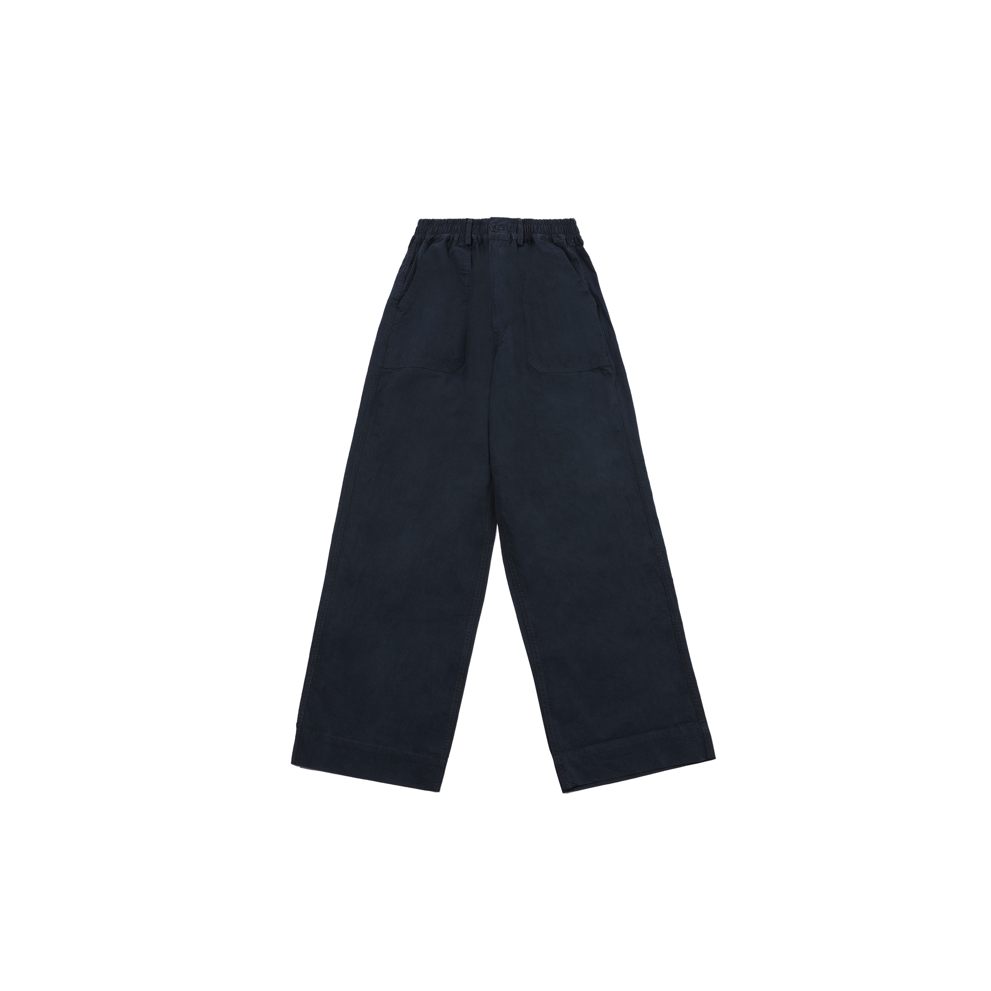 Kappy U Pants Navy One Tuck Wide Fatigue Pant