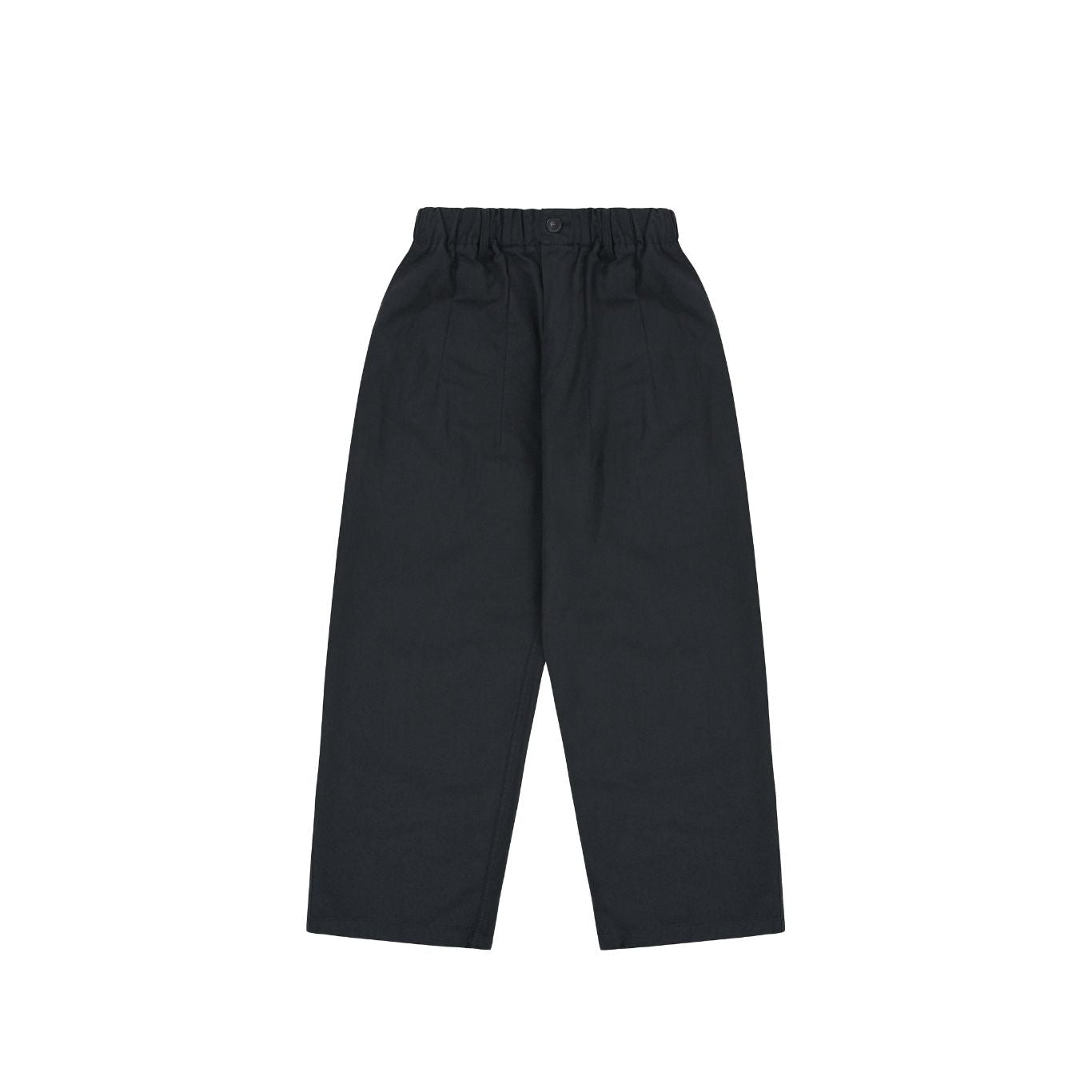 Kappy U Pants Pintuck Wide Chino Pants - Navy