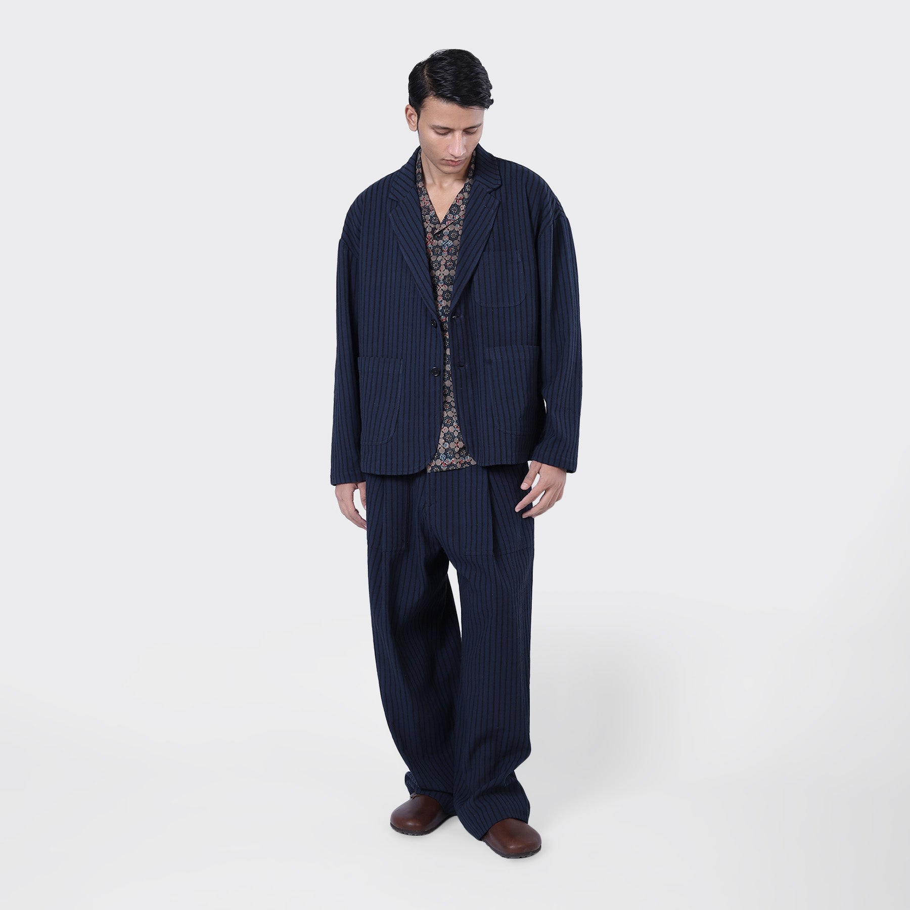 Kardo M Blazer Hugh 2.0 Blazer, Blue Black Stripe