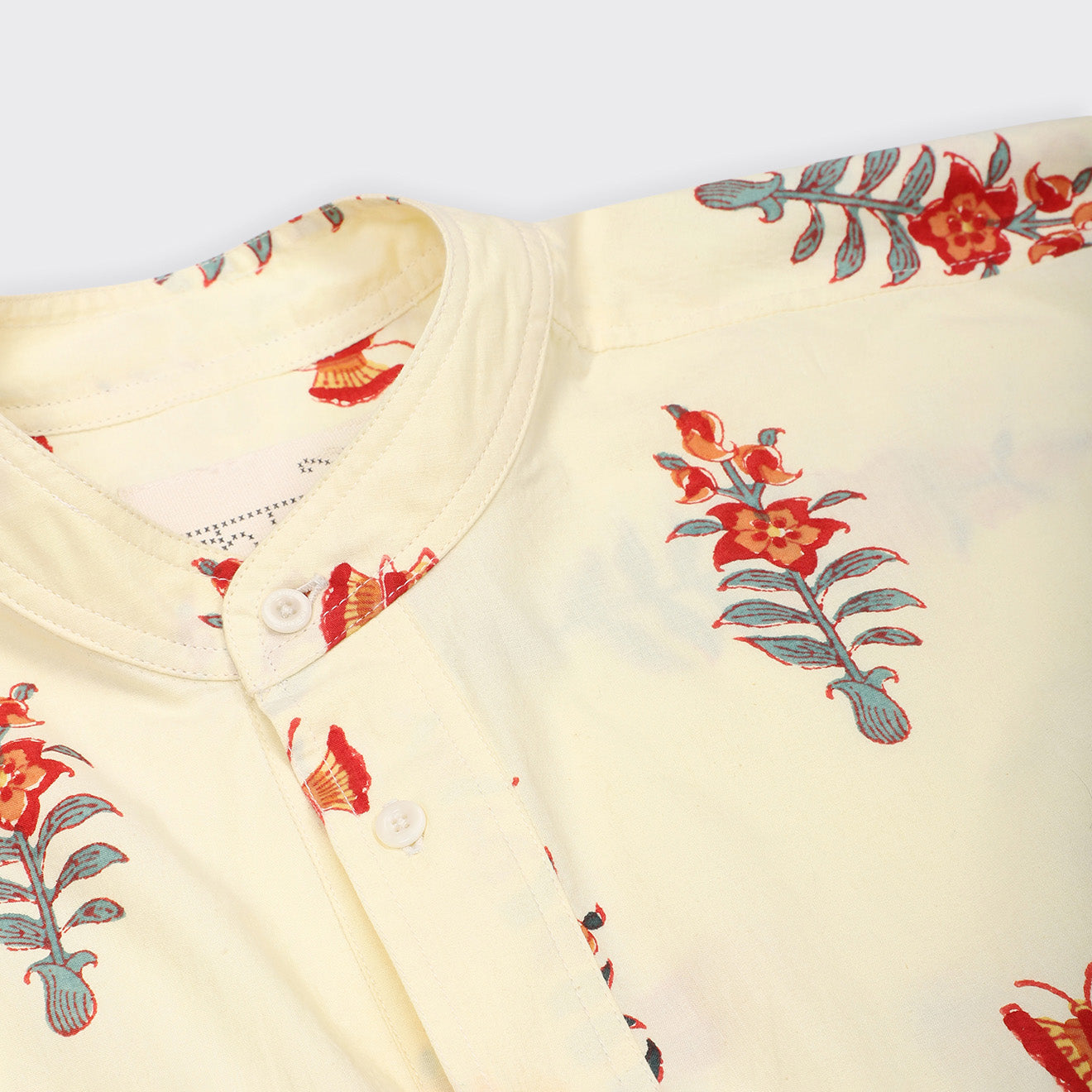 Kardo W Dress One size Aneek Shirt Dress, Block Print 138